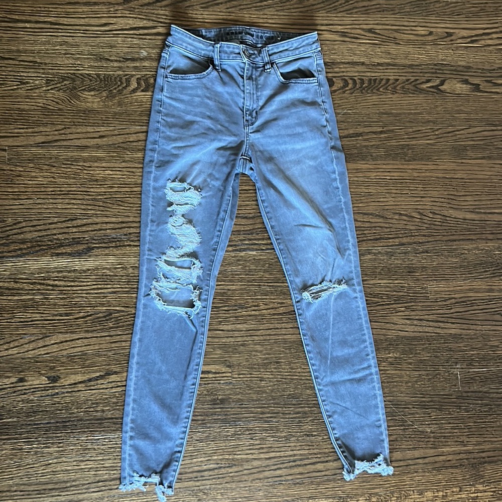 American Eagle Next Level Stretch super high rise jegging